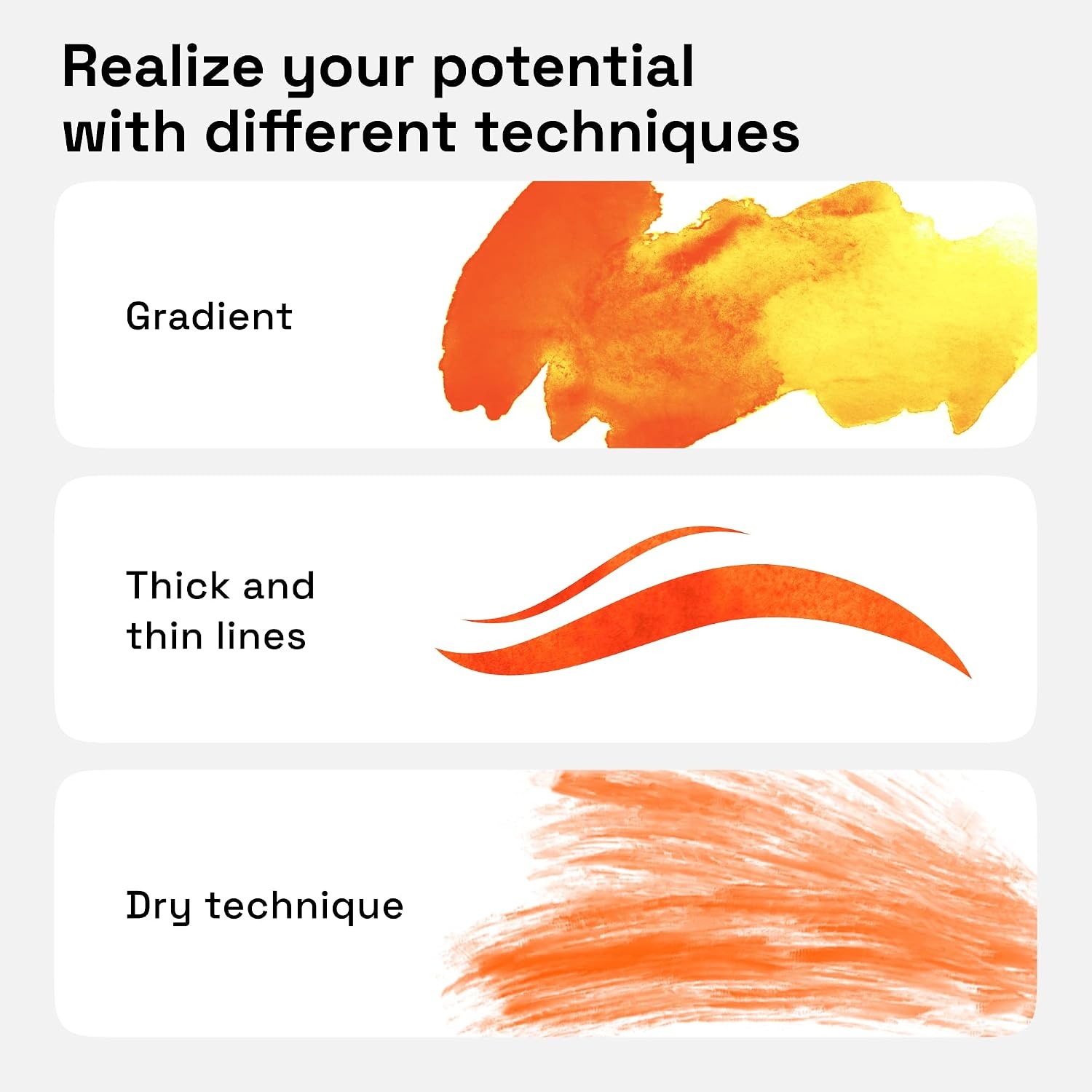 image:imageARTISTRO 24 Watercolor Markers with Flexible Paint Brush Pens for Pros amp Beginners  Consistent Smooth Bright Washable NonToxic Ideal for Coloring Calligraphy amp Manga26