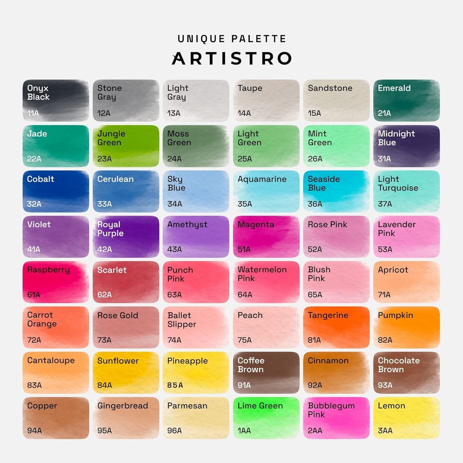 image:imageARTISTRO 24 Watercolor Markers with Flexible Paint Brush Pens for Pros amp Beginners  Consistent Smooth Bright Washable NonToxic Ideal for Coloring Calligraphy amp Manga48
