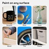 ARTISTRO 2 White Permanent Marker – Waterproof Markers for Tire, Fabric, Rocks, Glass, Ceramic, Wood, Paper – Oil Based Paint Pens – Extra-Fine Tip 0.7mm(Silver & Gold)