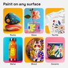 ARTISTRO 36 Mixed Colors Dual-Tip Acrylic Paint Marker Pens for Drawing(Mixed Colors)