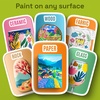 ARTISTRO 36 Mixed Colors Dual-Tip Acrylic Paint Marker Pens for Drawing(Mixed Colors)
