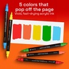 ARTISTRO 36 Mixed Colors Dual-Tip Acrylic Paint Marker Pens for Drawing(Multicolor)