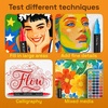 ARTISTRO 36 Mixed Colors Dual-Tip Acrylic Paint Marker Pens for Drawing(Multicolor)