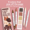 ARTISTRO 36 Mixed Colors Dual-Tip Acrylic Paint Marker Pens for Drawing(Skin Tones)