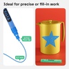 ARTISTRO Black Acrylic Paint Markers – 0.7mm Extra Fine-Tip – Set of 2(Blue)