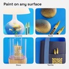 ARTISTRO Black Acrylic Paint Markers – 0.7mm Extra Fine-Tip – Set of 2(Gold)