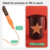 ARTISTRO Black Acrylic Paint Markers – 0.7mm Extra Fine-Tip – Set of 2(Orange)
