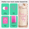 ARTISTRO Black Acrylic Paint Markers – 0.7mm Extra Fine-Tip – Set of 2(Pink)