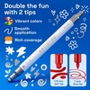 ARTISTRO Black Dual-Tip Acrylic Paint Marker Pens – Set of 5(Metallic)