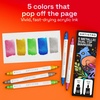 ARTISTRO Black Dual-Tip Acrylic Paint Marker Pens – Set of 5(Metallic)