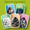ARTISTRO Black Dual-Tip Acrylic Paint Marker Pens – Set of 5(Silver)