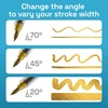 ARTISTRO Black Paint Pens – Jumbo Tips – Set of 5(Gold)