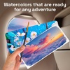 ARTISTRO Metallic Watercolor Paint Set with Palette & Brush Pens – 18 Color(100 Colors Portable Travel Limited)