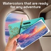ARTISTRO Metallic Watercolor Paint Set with Palette & Brush Pens – 18 Color(50 Colors Portable Travel)