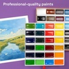 ARTISTRO Professional Watercolor Paint Set for Adults – 48 Pigment-Rich Colors, XL Pans, ASTM-I Lightfastness, High Tinting Strength Watercolor Set for Professionals made by professionals(48 Multicolors)